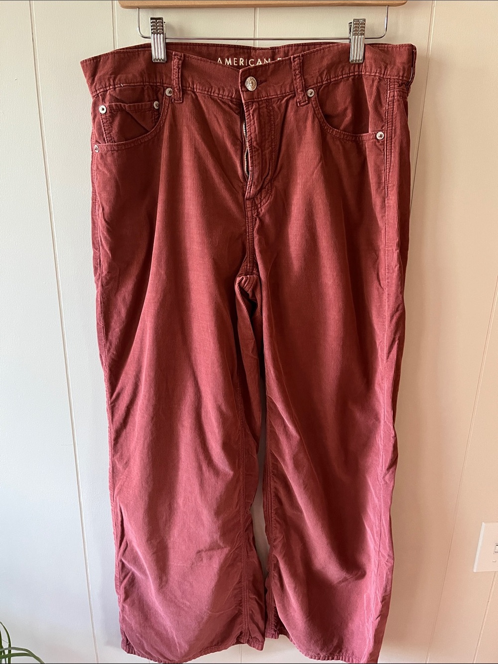American Eagle Outfitters Women’s Low Rise Skate Jean (Corduroy)